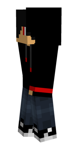 Black skin: body, left side render
