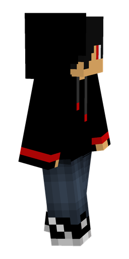Black skin: body, right side render