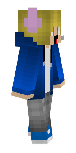 Blue skin: body, right side render