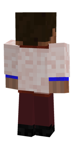 Blue skin: body, back render