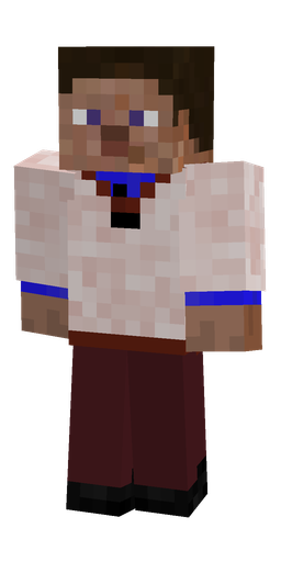 Blue skin: body, front render