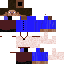 Blue skin: raw texture render