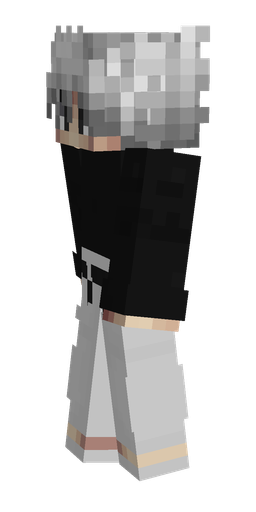 Black skin: body, left side render