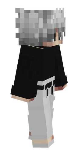 Black skin: body, right side render
