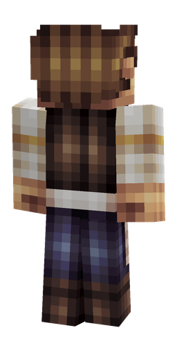 Brown skin: body, back render