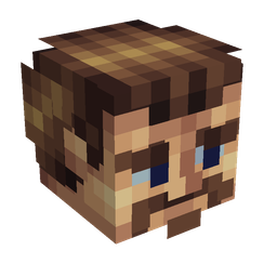 Brown skin: head render
