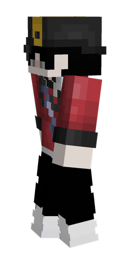 Black skin: body, left side render
