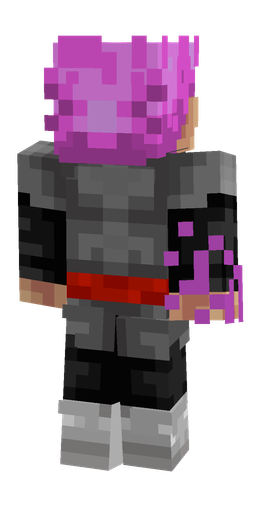 Black skin: body, back render