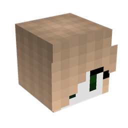 Black skin: head render