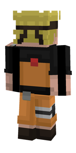 Black skin: body, back render