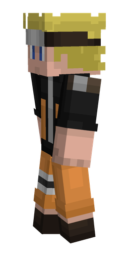 Black skin: body, left side render