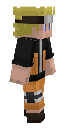 Black skin: body, right side render