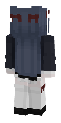 Black skin: body, back render