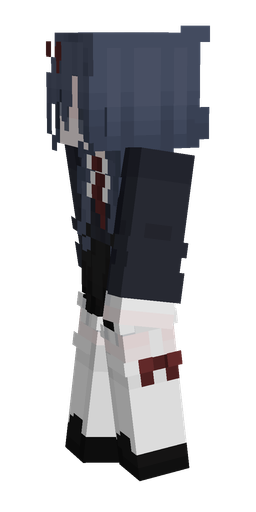 Black skin: body, left side render
