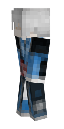 Black skin: body, left side render