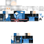 Black skin: raw texture render