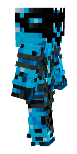 Black skin: body, right side render