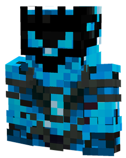 Black skin: bust render