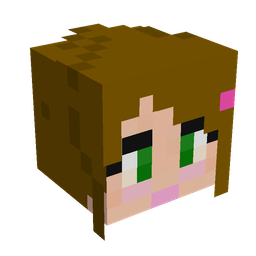 Brown skin: head render