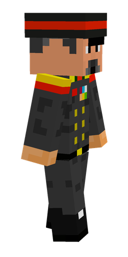 Black skin: body, right side render