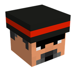 Black skin: head render