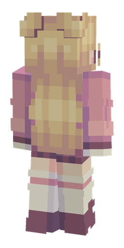 Orange skin: body, back render