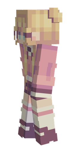 Orange skin: body, left side render