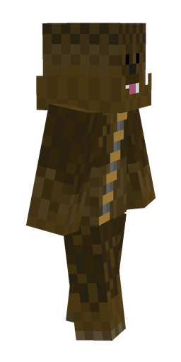 Brown skin: body, right side render