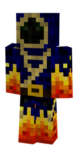 Black skin: body, front render