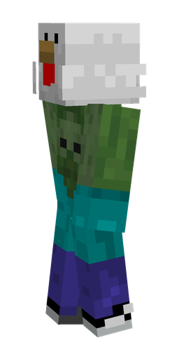 Blue skin: body, left side render