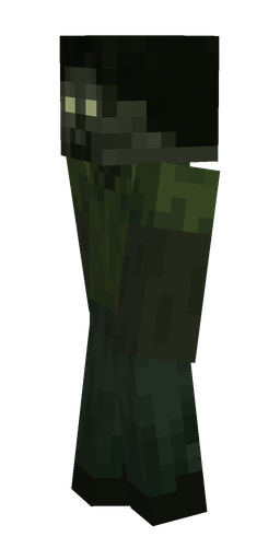 Black skin: body, left side render