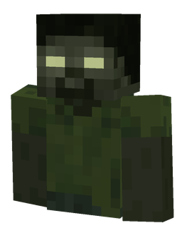 Black skin: bust render