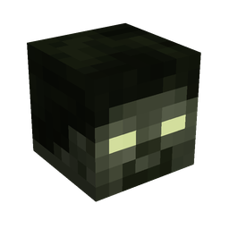 Black skin: head render