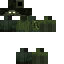 Black skin: raw texture render