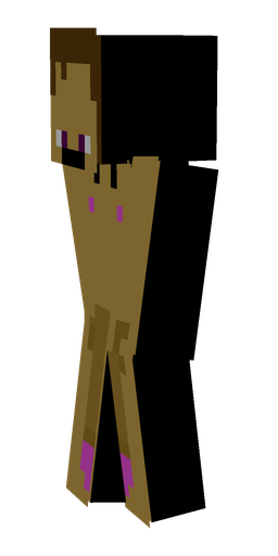 Brown skin: body, left side render
