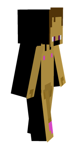 Brown skin: body, right side render