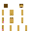 Brown skin: raw texture render