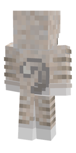 Black skin: body, back render