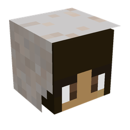 Black skin: head render