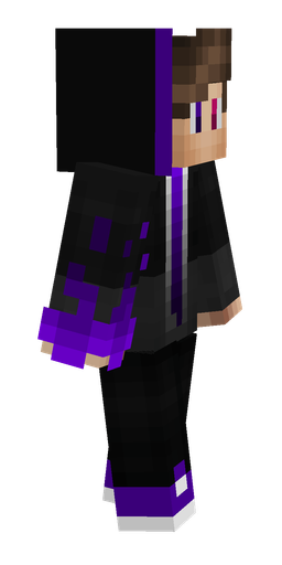 Black skin: body, right side render