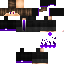Black skin: raw texture render