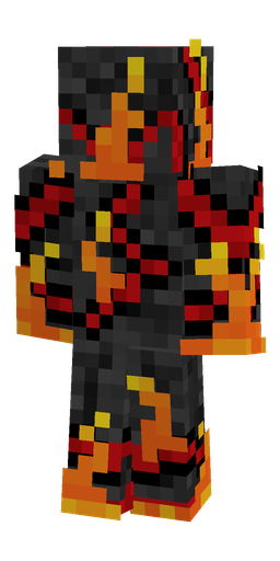 Black skin: body, back render