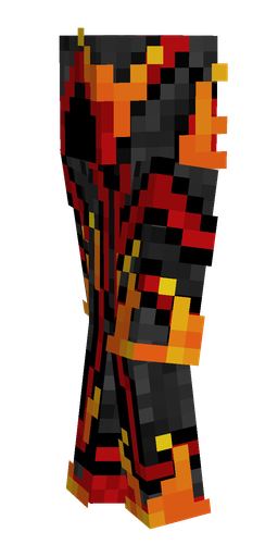 Black skin: body, left side render