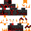 Black skin: raw texture render