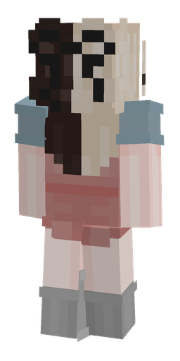 Orange skin: body, back render