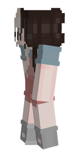 Orange skin: body, left side render