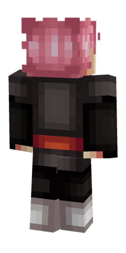 Black skin: body, back render