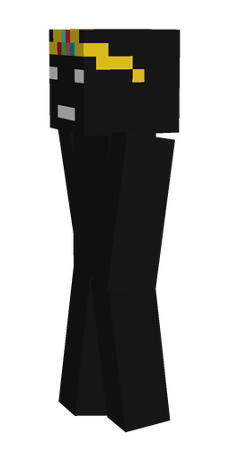 Black skin: body, left side render