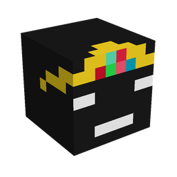 Black skin: head render