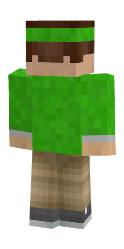 Brown skin: body, back render